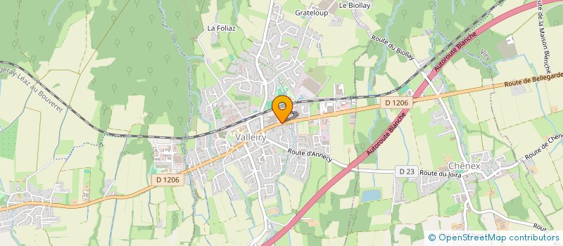 localisation de l'entreprise MONSIEUR SYLVAIN NICOLLET  VALLEIRY