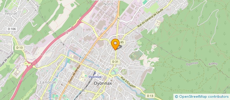 localisation de l'entreprise MONSIEUR SYLVAIN NIKOLIC à OYONNAX