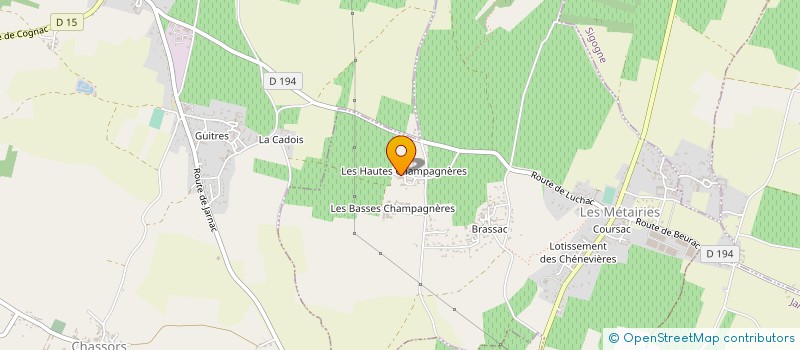 localisation de l'entreprise MONSIEUR SYLVAIN NOE  CHASSORS