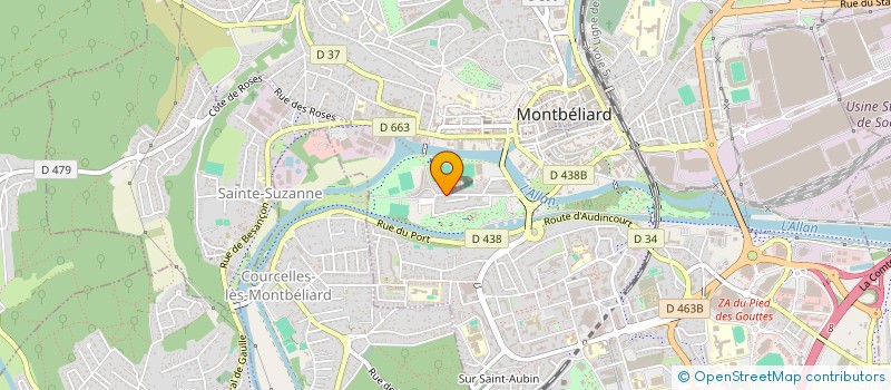 localisation de l'entreprise MONSIEUR SYLVAIN NOUAZE  MONTBELIARD