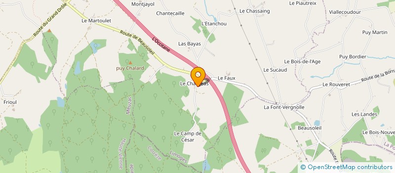 localisation de l'entreprise MONSIEUR SYLVAIN NOUHAUD  SAINT-GERMAIN-LES-BELLES