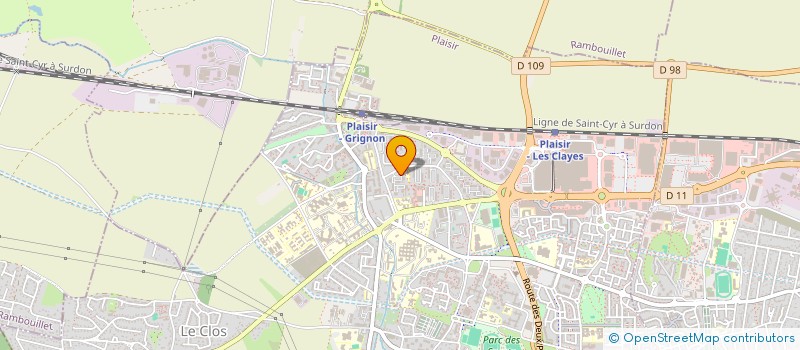 localisation de l'entreprise MONSIEUR SYLVAIN ORY  PLAISIR