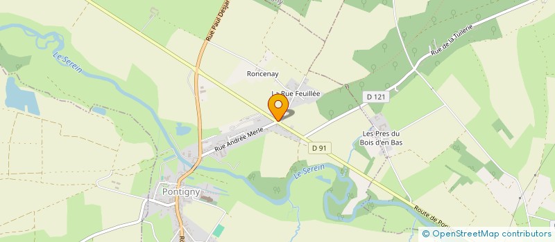 localisation de l'entreprise MONSIEUR SYLVAIN OSTROWSKI-CESSOT  PONTIGNY