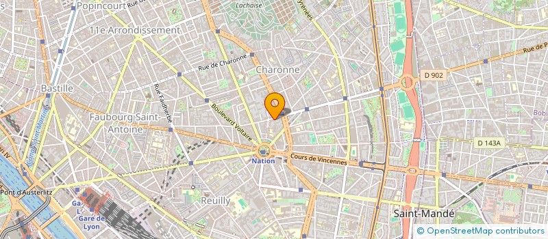 localisation de l'entreprise MONSIEUR SYLVAIN OUDRY à PARIS