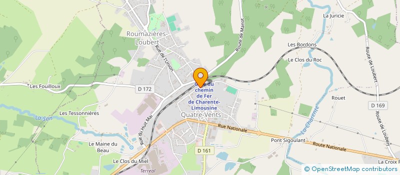 localisation de l'entreprise MONSIEUR SYLVAIN PAGES à TERRES-DE-HAUTE-CHARENTE