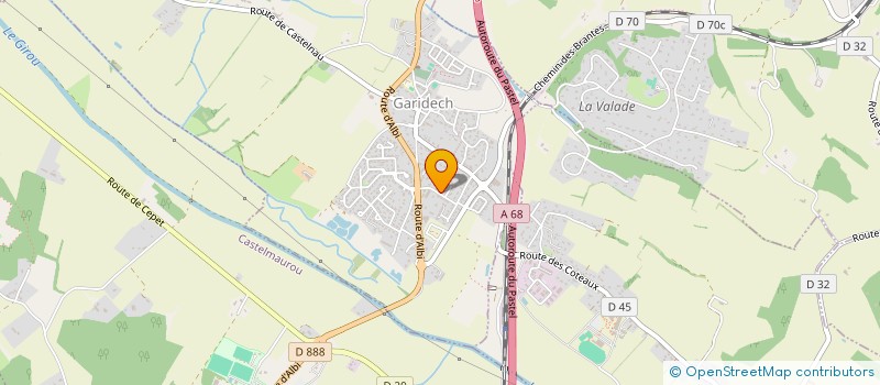 localisation de l'entreprise MONSIEUR SYLVAIN PAILLASSE  GARIDECH