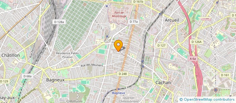 localisation de l'entreprise MONSIEUR SYLVAIN PALMYRE à BAGNEUX
