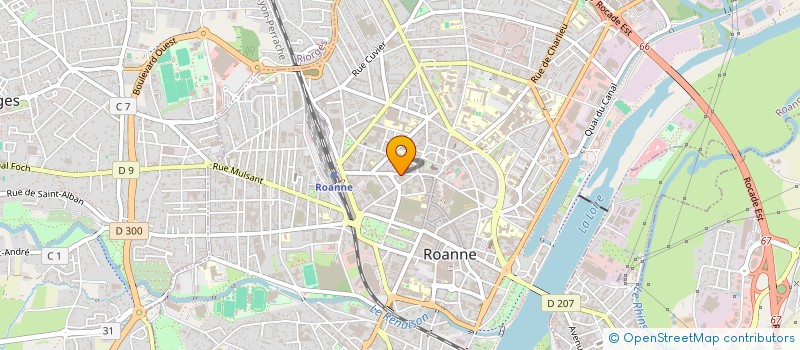 localisation de l'entreprise MONSIEUR SYLVAIN-PAMPHILE TSANGOU à ROANNE