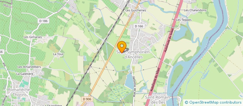 localisation de l'entreprise MONSIEUR SYLVAIN PASCAL  SAINT-SYMPHORIEN-D'ANCELLES