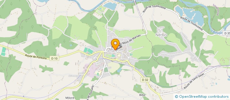 localisation de l'entreprise MONSIEUR SYLVAIN PASTORE  MUGRON