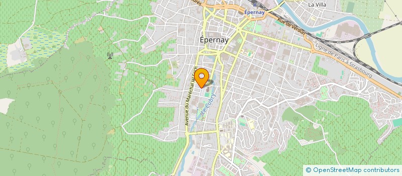 localisation de l'entreprise MONSIEUR SYLVAIN PATAT  EPERNAY