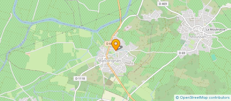 localisation de l'entreprise MONSIEUR SYLVAIN PATRAC  MARCORIGNAN