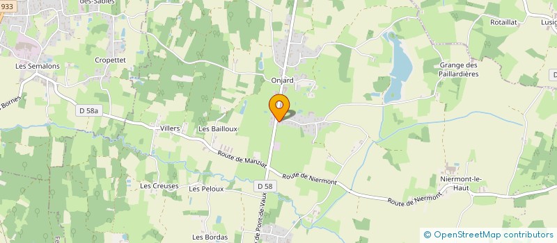 localisation de l'entreprise MONSIEUR SYLVAIN PATRIARCA  BAGE-DOMMARTIN