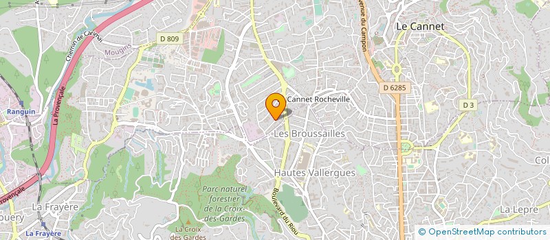 localisation de l'entreprise MONSIEUR SYLVAIN PATUROT à LE CANNET