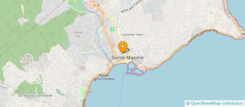 localisation de l'entreprise MONSIEUR SYLVAIN PAUL SIMON SEDAT à SAINTE-MAXIME