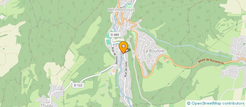 localisation de l'entreprise MONSIEUR SYLVAIN PAVILLARD  SELONCOURT