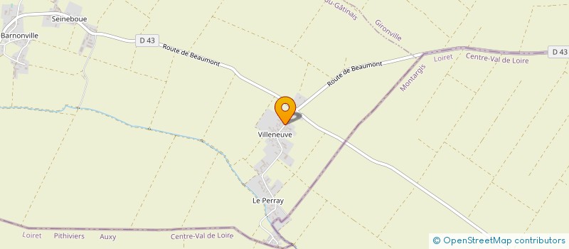 localisation de l'entreprise MONSIEUR SYLVAIN PAYEN  BEAUMONT-DU-GATINAIS