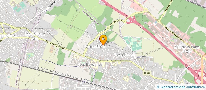 localisation de l'entreprise MONSIEUR SYLVAIN PAYEN  HERBLAY-SUR-SEINE