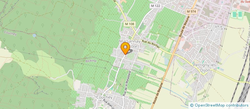 localisation de l'entreprise MONSIEUR SYLVAIN PAYEN à MARSANNAY-LA-COTE