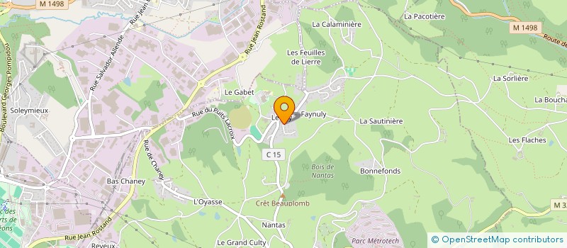 localisation de l'entreprise MONSIEUR SYLVAIN PAYS  SAINT-JEAN-BONNEFONDS