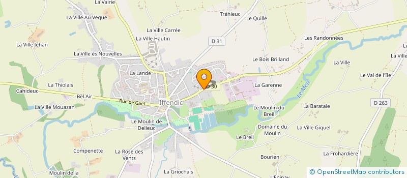 localisation de l'entreprise MONSIEUR SYLVAIN PEIGNARD  IFFENDIC