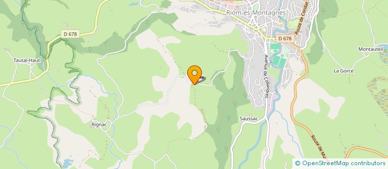 localisation de l'entreprise MONSIEUR SYLVAIN PELISSIER à RIOM-ES-MONTAGNES