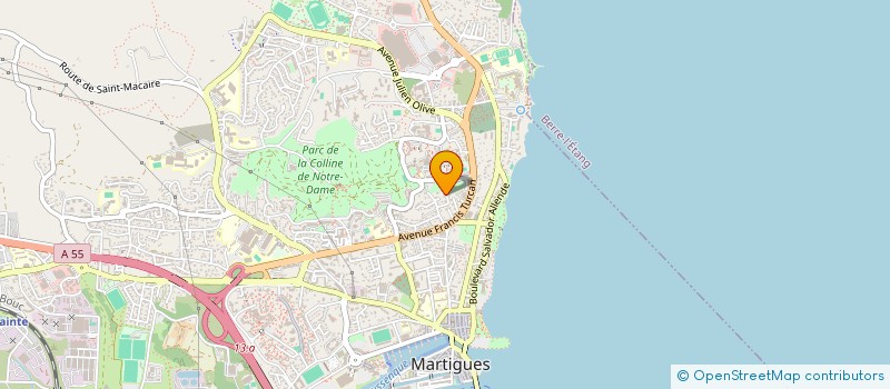 localisation de l'entreprise MONSIEUR SYLVAIN PELLE  MARTIGUES