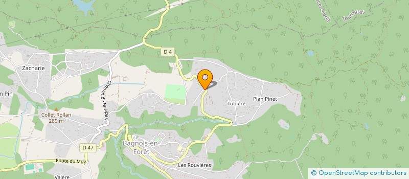 localisation de l'entreprise MONSIEUR SYLVAIN PELLOUS à BAGNOLS-EN-FORET