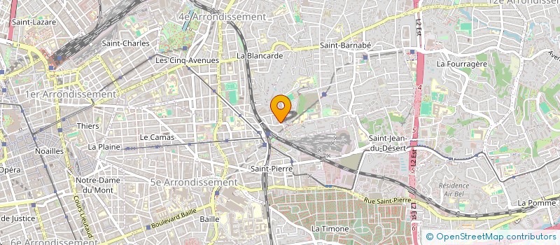 localisation de l'entreprise MONSIEUR SYLVAIN PENNINCK à MARSEILLE