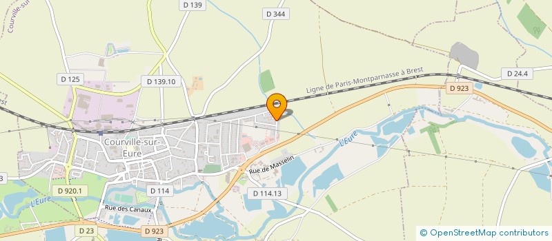 localisation de l'entreprise MONSIEUR SYLVAIN PERCHERON à COURVILLE-SUR-EURE