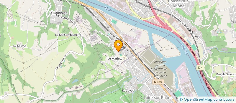 localisation de l'entreprise MONSIEUR SYLVAIN PEREIRA  GIVORS