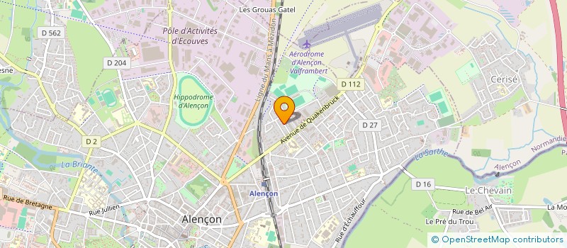 localisation de l'entreprise MONSIEUR SYLVAIN PERELLE à ALENCON
