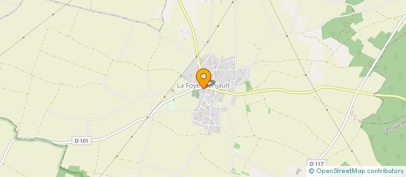 localisation de l'entreprise MONSIEUR SYLVAIN PERIER à LA FOYE-MONJAULT