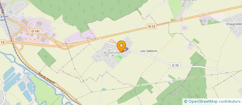 localisation de l'entreprise MONSIEUR SYLVAIN PERLICAN  AIGLEVILLE