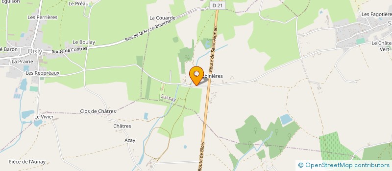 localisation de l'entreprise MONSIEUR SYLVAIN PERRAGUIN  SASSAY