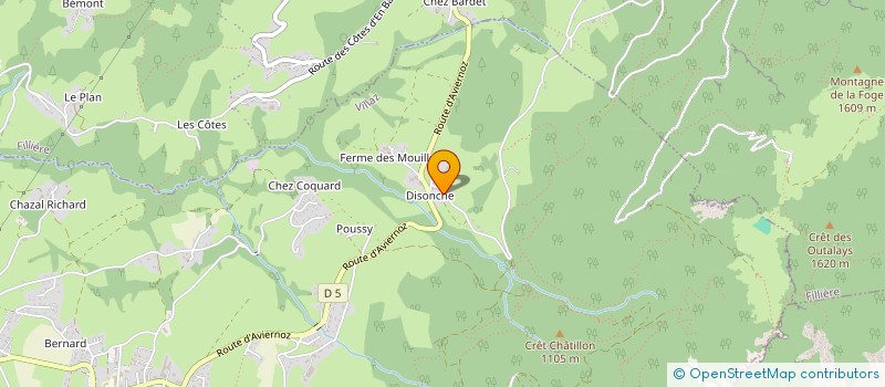 localisation de l'entreprise MONSIEUR SYLVAIN PERREAL  VILLAZ