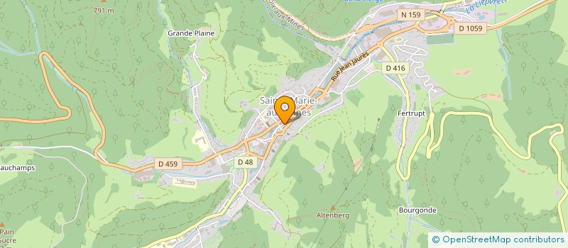 localisation de l'entreprise MONSIEUR SYLVAIN PERRIN  SAINTE-MARIE-AUX-MINES