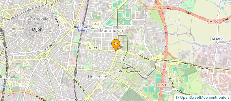 localisation de l'entreprise MONSIEUR SYLVAIN PERROT à DIJON