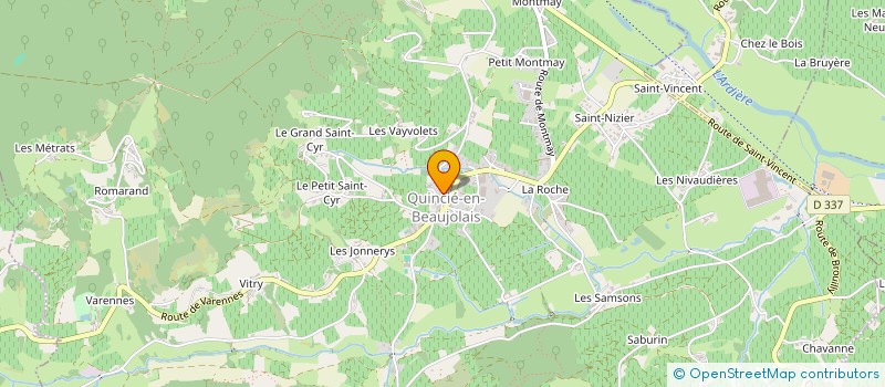 localisation de l'entreprise MONSIEUR SYLVAIN PETIOT  REGNIE-DURETTE