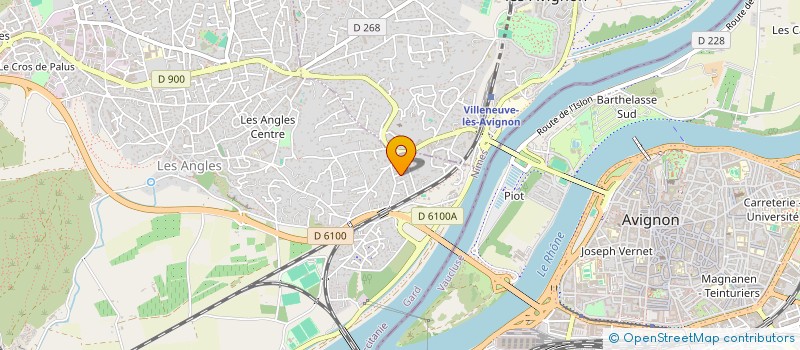 localisation de l'entreprise MONSIEUR SYLVAIN PEYRONNEAUD  LES ANGLES