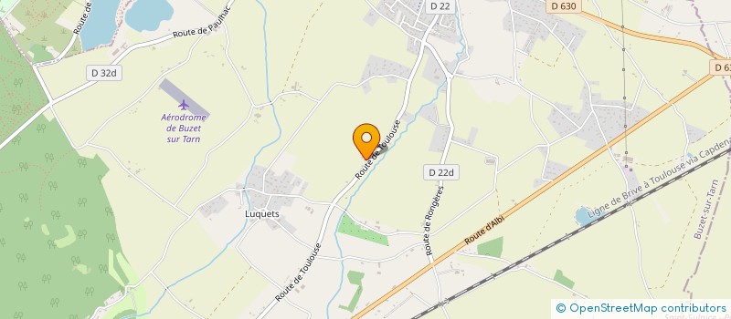 localisation de l'entreprise MONSIEUR SYLVAIN PEZET  BUZET-SUR-TARN