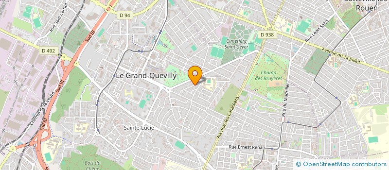 localisation de l'entreprise MONSIEUR SYLVAIN PEZIER à LE GRAND-QUEVILLY