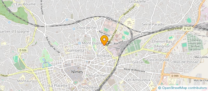 localisation de l'entreprise MONSIEUR SYLVAIN PHILIPPE  NIMES