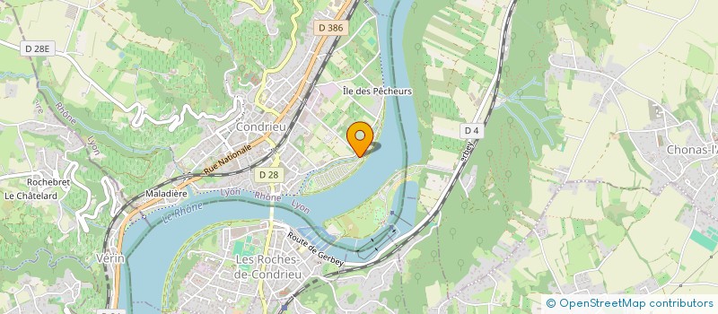 localisation de l'entreprise MONSIEUR SYLVAIN PIACZYNSKI  CONDRIEU