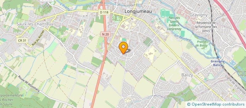 localisation de l'entreprise MONSIEUR SYLVAIN PIEDANNA  LONGJUMEAU