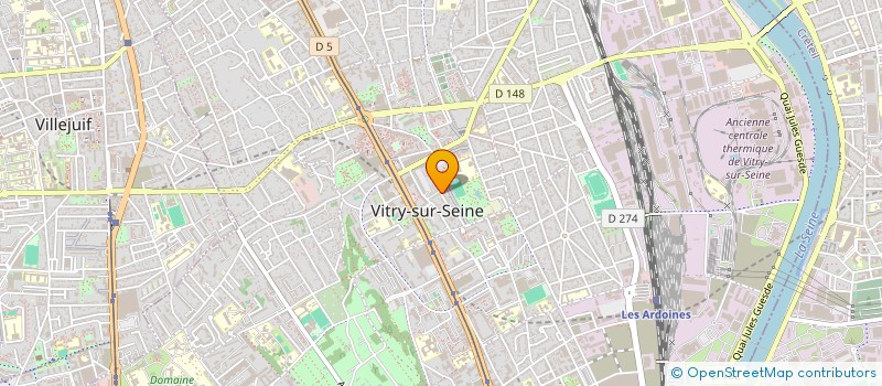 localisation de l'entreprise MONSIEUR SYLVAIN PIERA à VITRY-SUR-SEINE