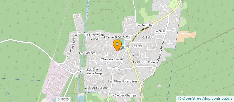 localisation de l'entreprise MONSIEUR SYLVAIN PILET  LEGE-CAP-FERRET