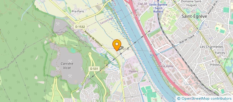 localisation de l'entreprise MONSIEUR SYLVAIN PILTANT  SASSENAGE