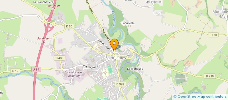 localisation de l'entreprise MONSIEUR SYLVAIN PINSON  SAINT-JAMES