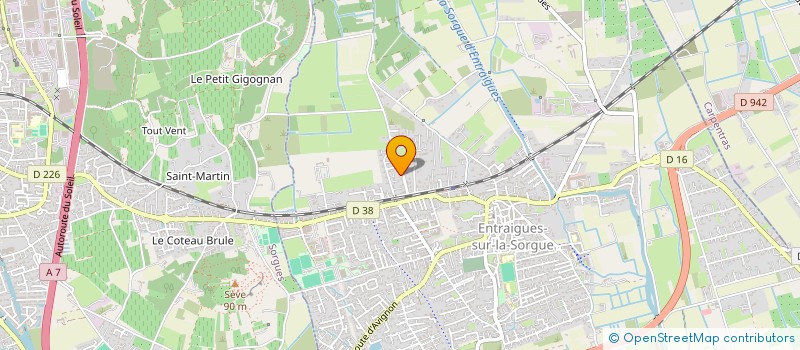 localisation de l'entreprise MONSIEUR SYLVAIN PITALUA  ENTRAIGUES-SUR-LA-SORGUE